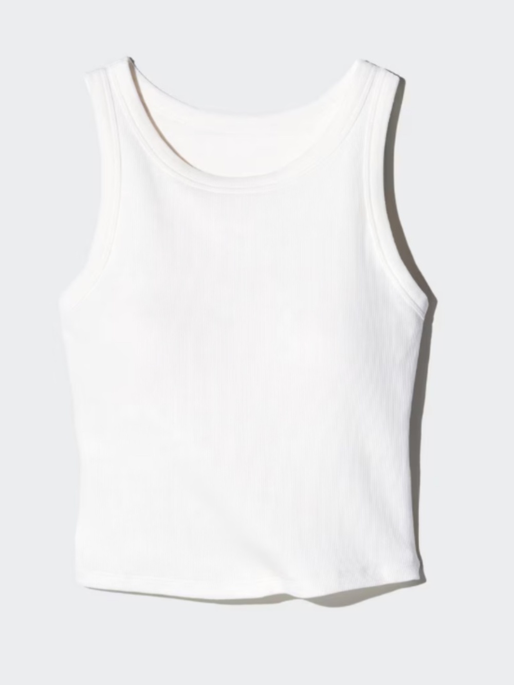 UNIQLO Ribbed Cropped Bra Top XS